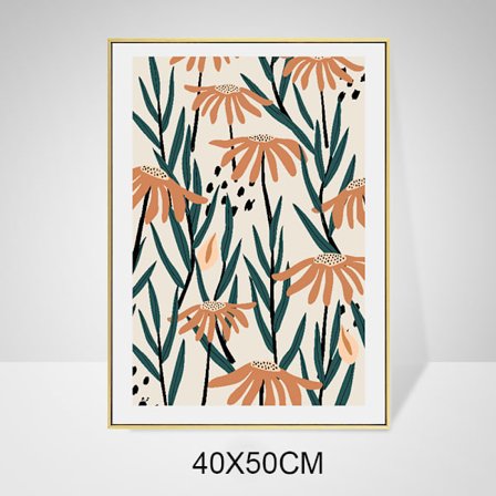 Måla Väggdekor Morandi Färg Dekorativ konstaffisch Hängning/placering av rumsprydnad för hemmakontor