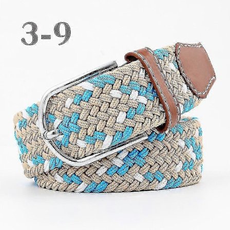 Herrar Bälte Födelsedagspresent Midjebälte Fläta Klassiskt Spänne Midjeband Justerbart Blandade 3 Färger