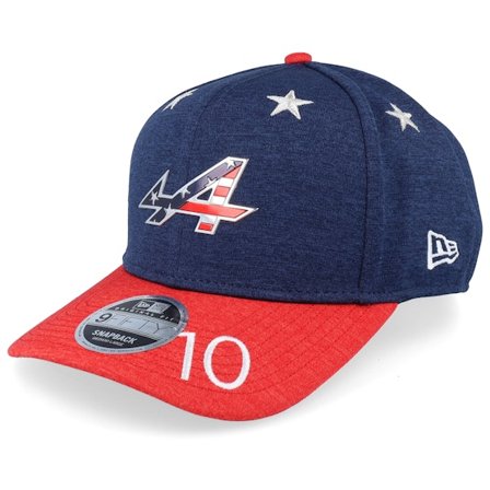 New Era - Azul adjustable Gorra - Alpine F1 F1 24 Vegas Gasly 9FIFTY Navy/Red Adjustable @ Hatstore