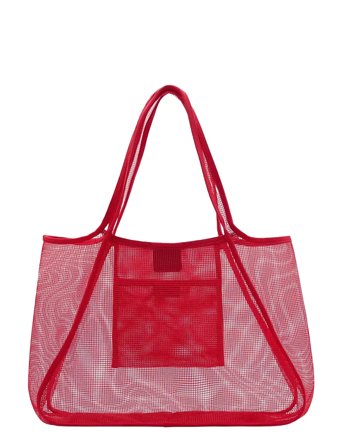 Mesh Shopper Bag Pink Mango