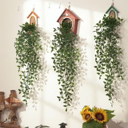 Konstgjord Växt Falska Blommor Grön Växt