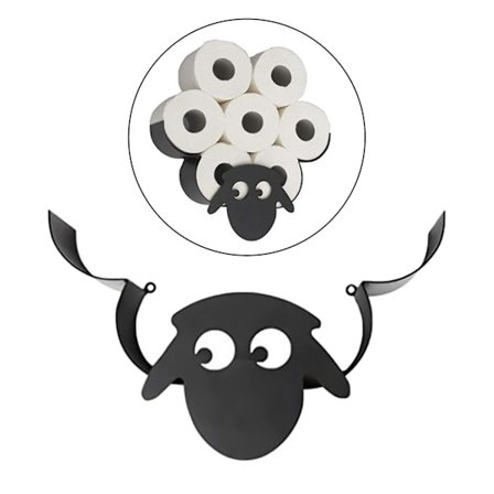 WC-paperiteline Lampaat Kylpyhuone Seinään Asennettava Vessapaperiteline S