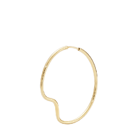 Maria Black Copenhagen 35 Hoop Goldplated Silver Örhängen Dam Guld ONESIZE