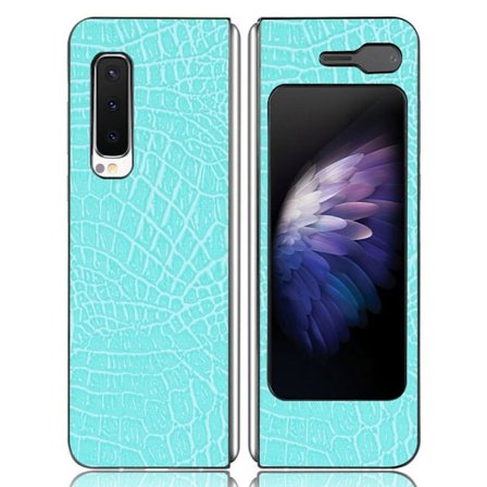 Croco Samsung Galaxy Fold / Samsung Galaxy Fold 5G skal - Blå
