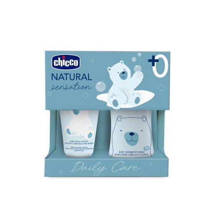Chicco Natural Sensation Set Detergente Corpo&Capelli 200ml +
