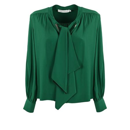 Simona Corsellini, Blouses Groen, Dames, Maat:S