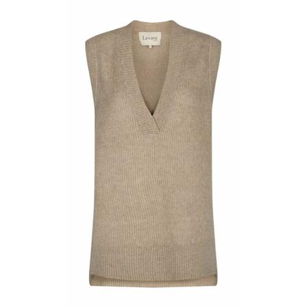 Levete Room Brei Vest west , Beige , Dames , Maat: S