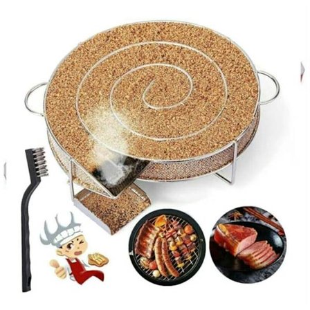 Koldrøgningsgenerator til ryger til rygning af kød, fisk med børste til rengøring