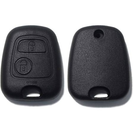 LAGE Erstatningsnøkkel med Skruer Fjernkontroll 2 Knapper for Citroen C1