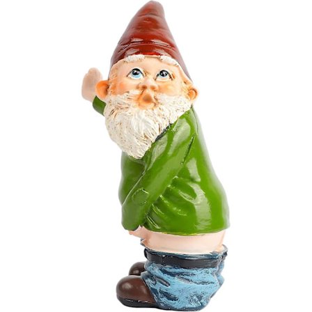 5,9 tuuman joulukoriste, tonttupuutarhan koriste pihan koristeluun, hauska puutarhatonttu