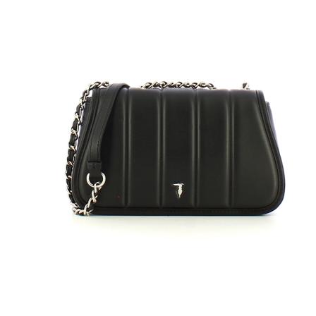 Trussardi Shoulder Väska svart, Dam Axelremsväskor, Dam, Storlek: ONE SIZE