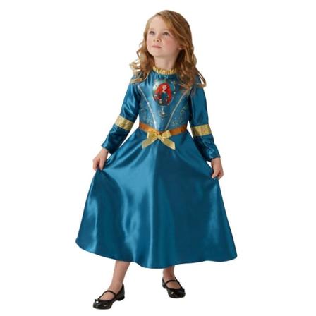 Merida 122/128 cm (7-8 år) prinsessekjole modig