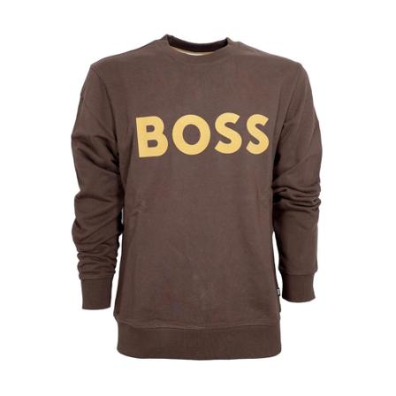 Hugo Boss, Sweatshirt Brązowy, Mężczyzna, Rozmiar: L