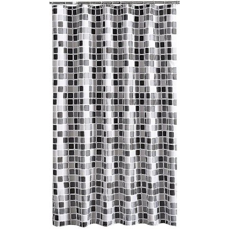 Bruseforhæng 200 X 220 Cm (b X H) Mugbestandigt Og Antibakterielt Vandtæt Bruseforhæng