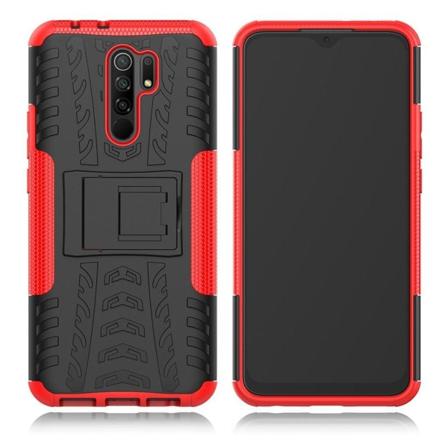 Offroad Xiaomi Redmi 9 skal - Röd Röd