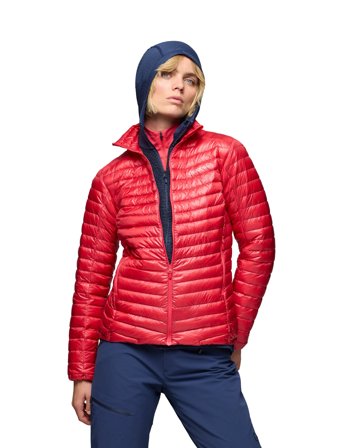 Norrøna Trollveggen Down800 Super Light Jacket W's - Red - S