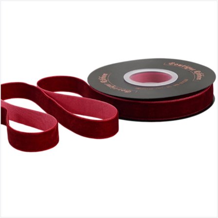 4.5m fløjlsbånd til buketter og kagedekoration, vinrød Velvet bånd i 1.5cm/2.5cm/4cm til gaveindpakning, bryllup og DIY 1.5 cm