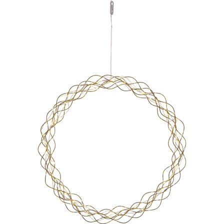 Star Trading - Dekorasjonsfigur Krans Curly 690-95-1 Messing