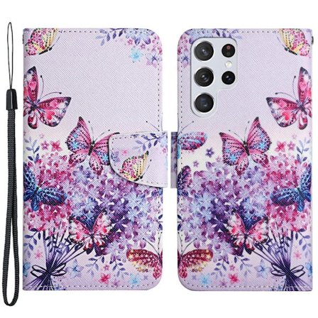 Wonderland Samsung Galaxy S22 Ultra fodral -Rosa