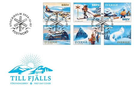 Sverige - På fjeldet - Førstedagskuvert
