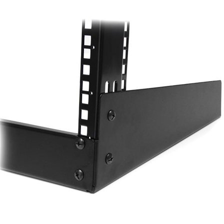 StarTech 12U Open Frame Network Rack - 19" 2 Post Free Standing Desktop Rack for Computer, AV, Media, IT, Data & Server Room Equipment (RK12OD) - rack