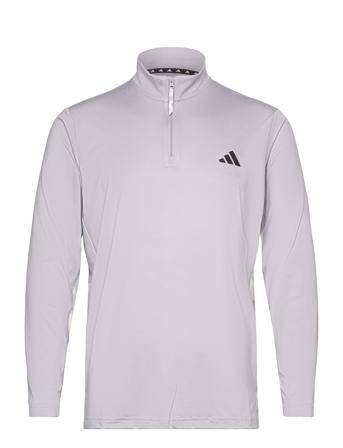 Adidas Performance Adidas Train Essentials Camo Training 1/4 Zip Longsleeve Grå