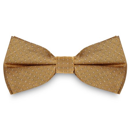 Guldfarvet Silkebutterfly med Hvide Prikker til mænd - Bundne butterflies