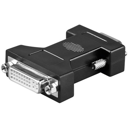 Analog DVI/VGA-adapter, förnicklad