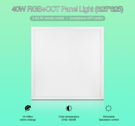 SYNERGY 21 LED light panel 620*620 RGB-WW (RGB-CCT) Milight/Miboxer