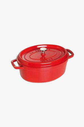 Staub - Gryde La Cocotte oval 29 cm, 4,2 l - Rød - Gryder & kasseroller - Fra Homeroom
