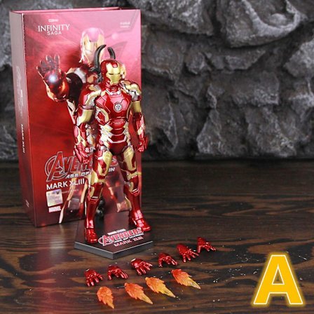 Zd Toys Marvel Iron Man Mk1 Mk2 Mk3 Mk4 Mk5 Mk6 Mk7 Mk42 Mk43 7" Film Actionfigur Iron-man Mark 1 2 3 4 5 6 7 42 43 Legends C
