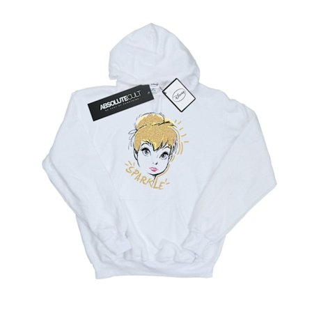 Disney Mens Tinkerbell Sparkle Hoodie S Vit