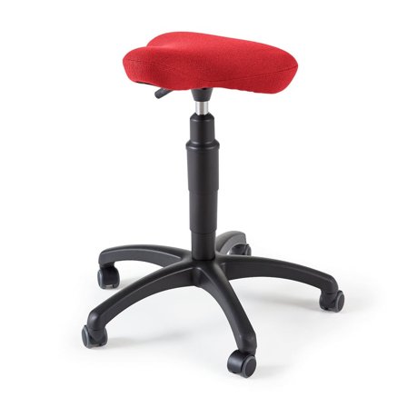 Saddle chair TANJA, red
