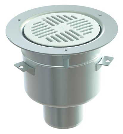 Purus Tor 75 Gulvafløb 75 mm Bund udløb, Indendørs afløb