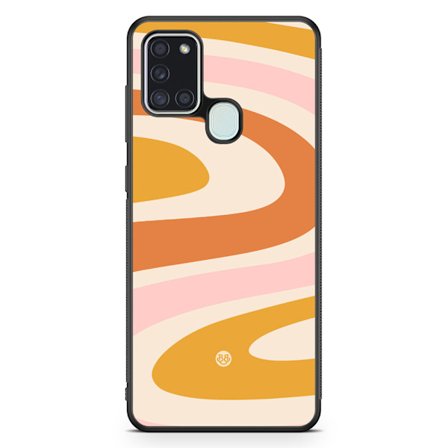 Bjornberry Skal Samsung Galaxy A21s - Orange 70-tal