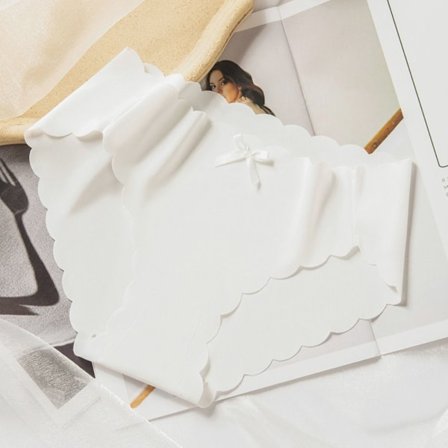 Ice Silk Undertøy Sømløse truser HVIT