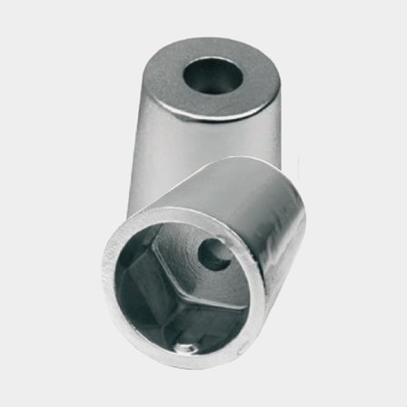 Anod zink axelmutter sexkant 50mm