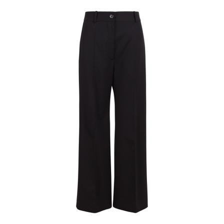 Patou Straight Fit Techwool Byxor svart, Dam Byxor, Dam, Storlek: L
