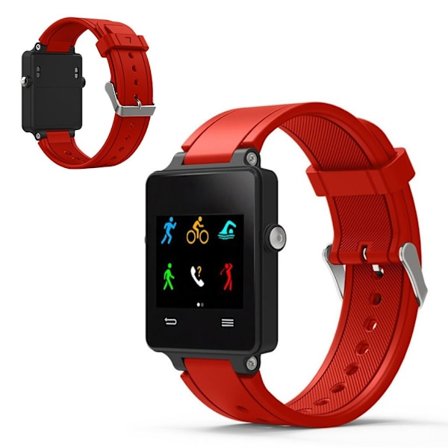 Garmin Vivoactive Acetate klockarmband i silikon - Röd