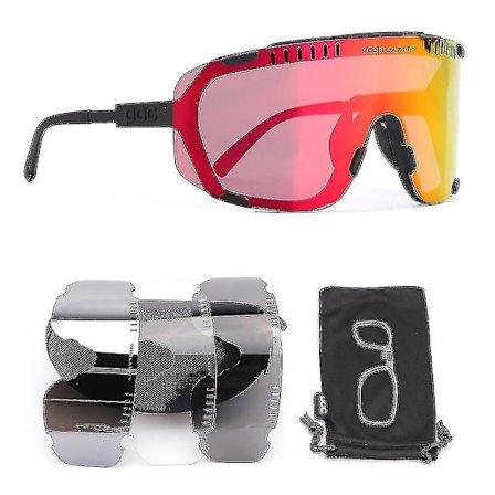 2023 Nye Poc Devour Cykel Solbriller Mtb Uv400 Sports Cykelbriller Briller Cykel Bjergcykel Briller Mænds Kvinders Cykling Briller