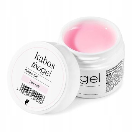 UV LED-bygggel Kabos Tixogel Pink Milk 15 g