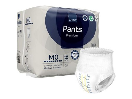 ABENA Inkoskydd Pants M0 Premium 80-110cm 15/fp - Lyreco - Sjukvård och omsorg - Diagnos och behandling - Inkontinensskydd