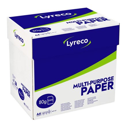 LYRECO Kopieringspapper Multi A4 80g ohålat XP 2500/fp - Lyreco - Kontorspapper - Kopieringspapper - A4 Ohålat