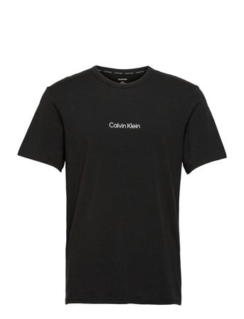 S/S Crew Neck T-shirts Short-sleeved Svart Calvin Klein