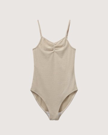 Sofie Schnoor BritalianaSY Swimsuit Kremowy Stroje kąpielowe i szlafroki Dziewczyna - Kids Brand Store