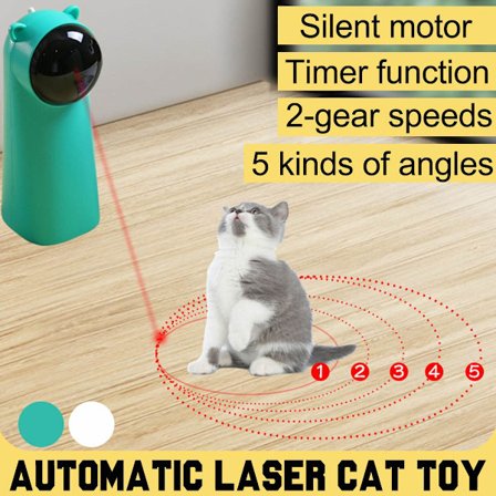 Interactive Smart Teasing Pet LED Laser Roliga Leksaker