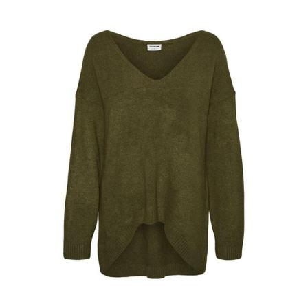 Noisy May, V-neck Knitwear Groen, Dames, Maat:XS,polyester
