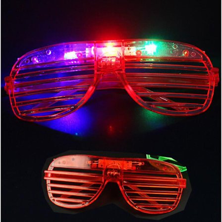 2st LED persienner lyser upp glasögon