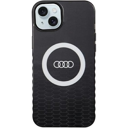Audi IML Big Logo MagSafe-etui til iPhone 15 Plus / 14 Plus - sort