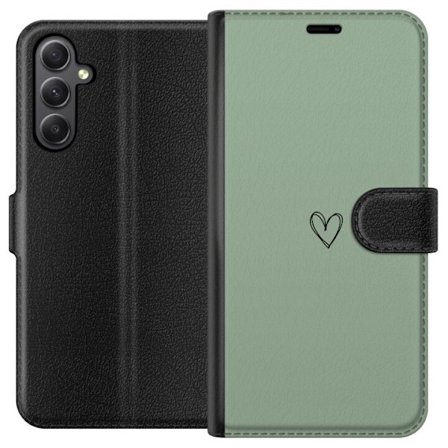 Kompatibelt Lommeboketui til Samsung Galaxy S23 FE Hjerte